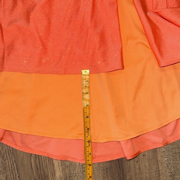 Ladivine Elegant Orange Evening Gown - Picture 15 of 15